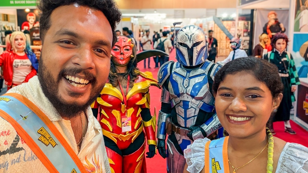 Our First time at Comic con 😍🥹