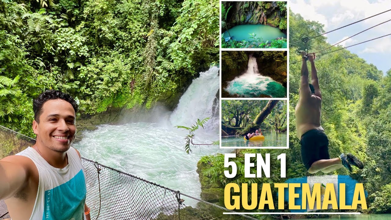 Naturaleza Y Diversion en un mismo lugar Hun Nal Ye Guatemala 🇬🇹|