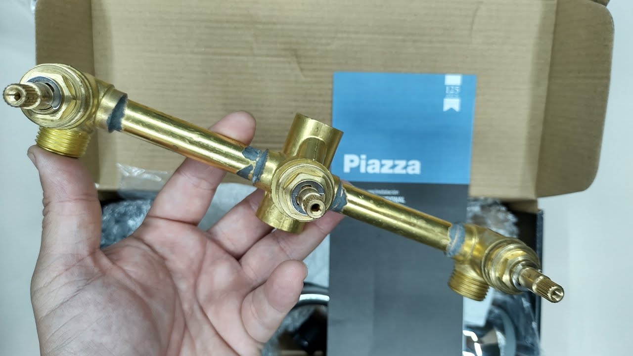 Mezclador de ducha nuevo para instalar. Como son las conexiones.
