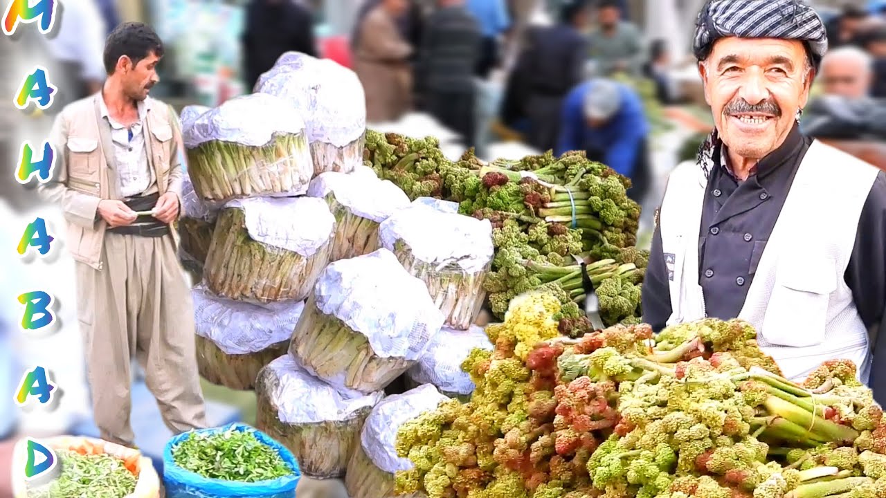 Mahabad Bazaar of Esteghlal Square: The largest mountain vegetable market in Mahabad (Mahidanian