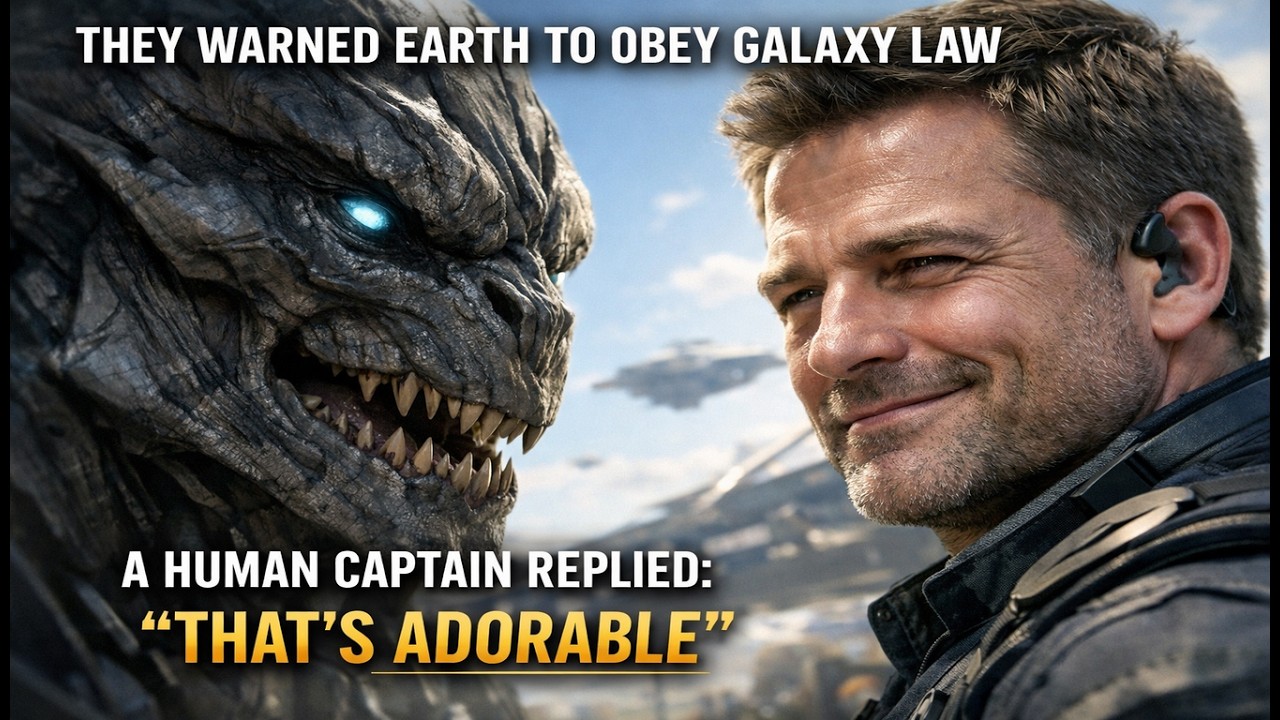 They Warned Earth to Obey Galaxy Law, a Human Captain Replied, 