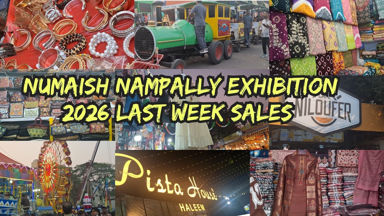 || Numaish Nampally Exhibition 2026 Last week Sales || 
