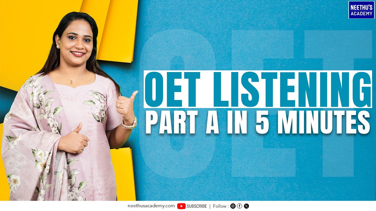 𝐇𝐨𝐰 𝐭𝐨 𝐜𝐨𝐦𝐩𝐥𝐞𝐭𝐞 𝐎𝐄𝐓 𝐋𝐢𝐬𝐭𝐞𝐧𝐢𝐧𝐠 𝐏𝐚𝐫𝐭 𝐀 𝐢𝐧 𝟓 𝐦𝐢𝐧𝐮𝐭𝐞𝐬