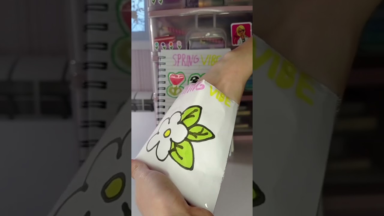 [ASMR]Unboxing spring vibe box|part 3| #asmr #asmrpaper #blinbag  #paper #springvibe #creativepolina