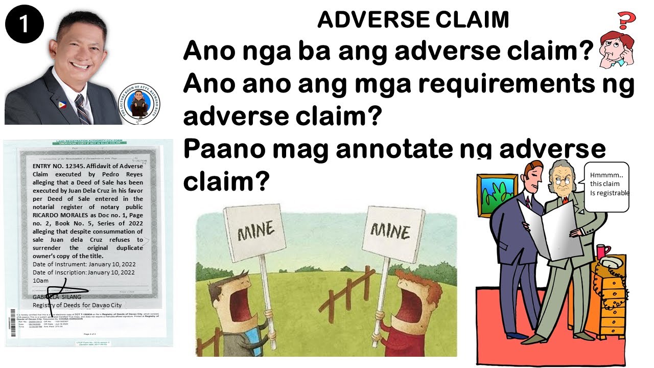 Ano nga ba ang adverse claim?