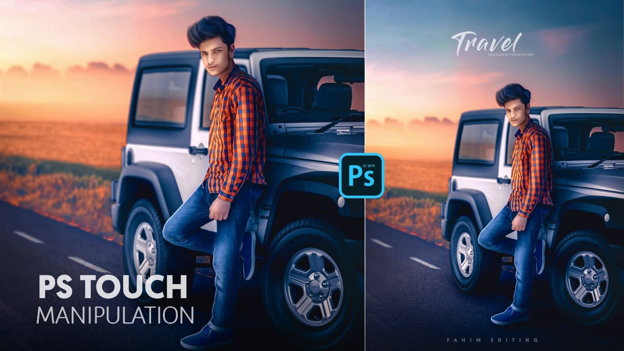 PS TOUCH MANIPULATION TUTORIAL 🔥⚡ TRAVELING MANIPULATION EDIT.