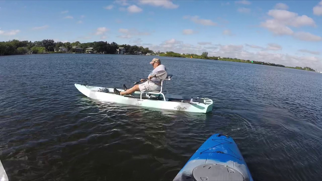 The new Zulu Kayak and the voodoo SUP kayak/paddleboard demo.