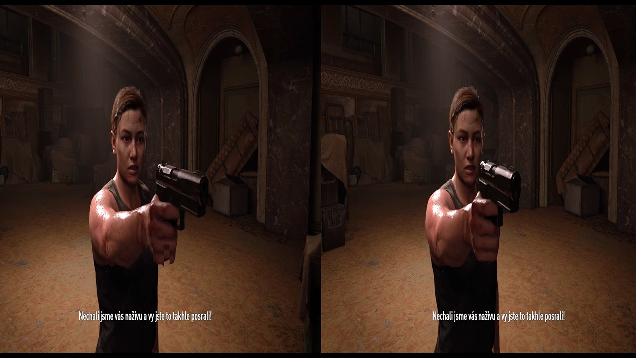 The last of Us: part II - Chapter 20 - Infiltration of Aquarium, True 3D-SBS, R.E.A.L. VR - 4k