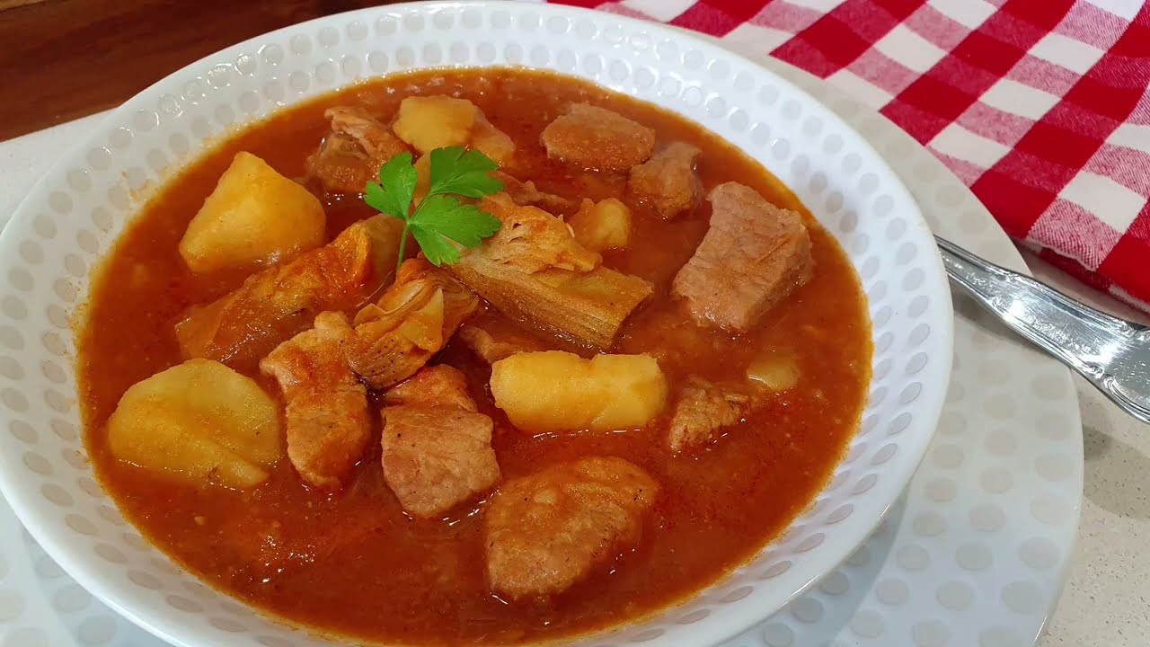 Guiso de MAGRO DE CERDO con patatas