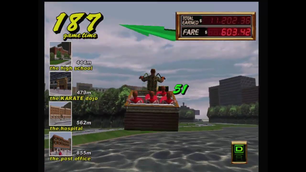 Crazy Taxi 2 - $80,492.61 Small Apple (Gus/Bike)