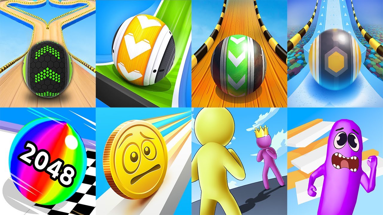 Going Balls VS Sky Rolling Balls Ball Run 2048 Blob Runner 3D Flag Painters Coin Rush #19