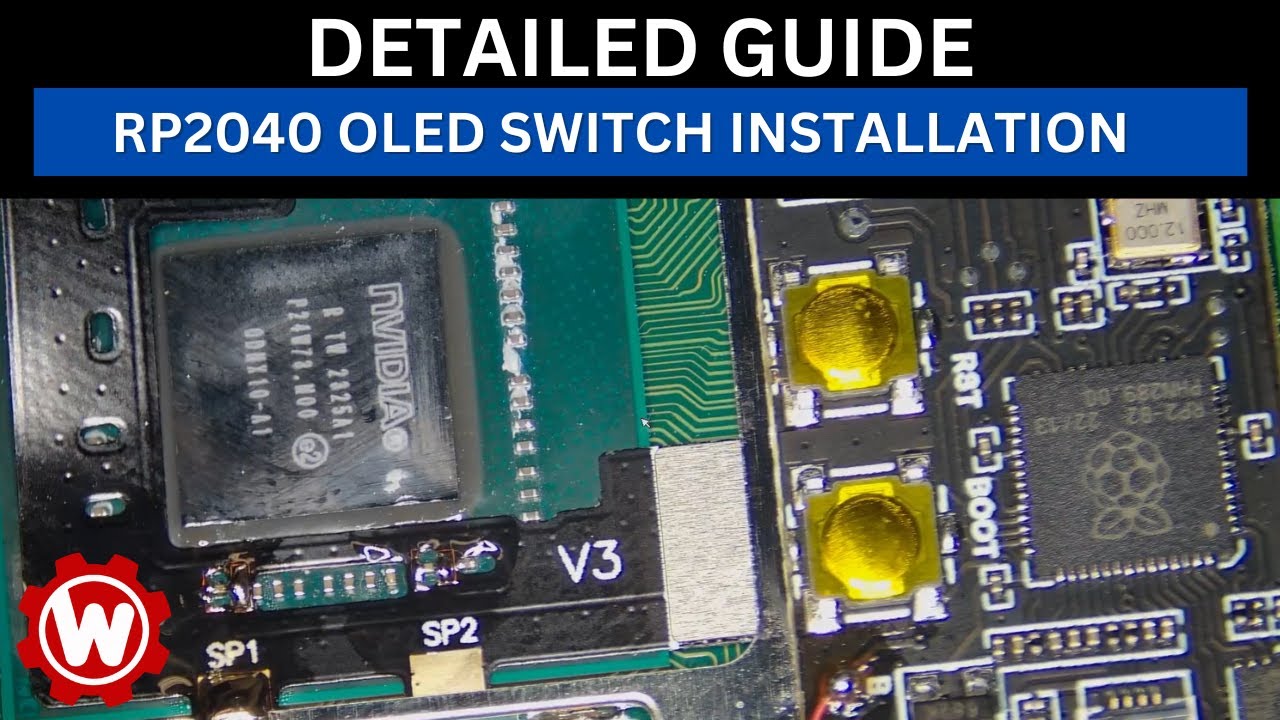 Пошаговое руководство: установка чипа RP2040 на OLED-дисплей Nintendo Switch