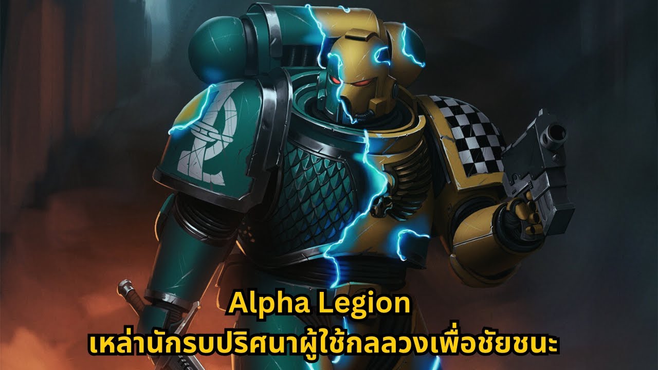 Alpha Legion นักรบ, สายลับ จอมหลอกลวง Legion ปริศนาที่เต็มไปด้วยคำโกหก l Warhammer 40K ไทย