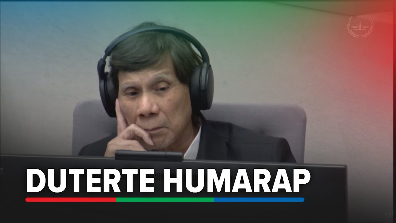 BREAKING: Rodrigo Duterte personal na humarap sa ICC status conference | ABS-CBN News