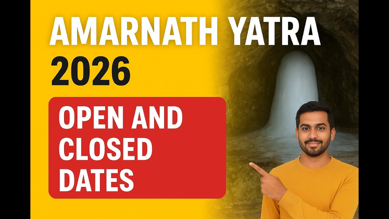 🚩अमरनाथ यात्रा 2026 Open and Closed Dates, Medical और Registration कैसे करें 