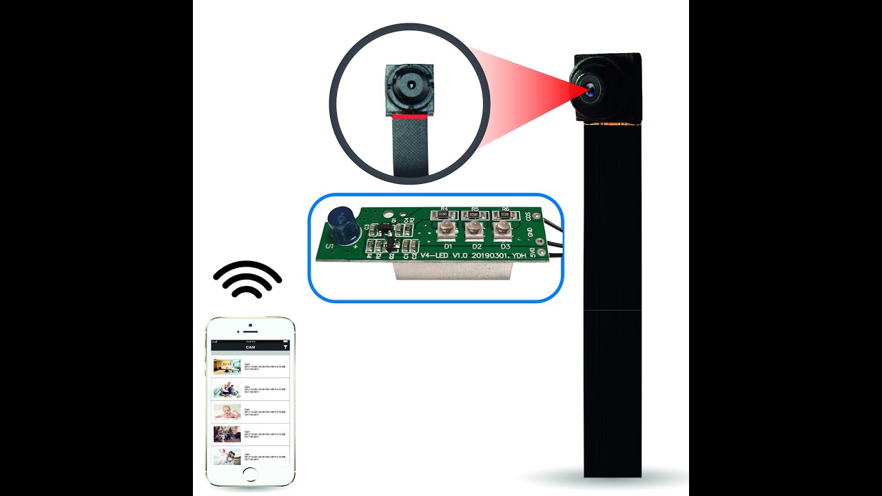 GDLCAMARAS Camara Espia WIFI Flexor VISION NOCTURNA PASOS PARA CONFIGURAR  Camara Oculta App TinyCAM