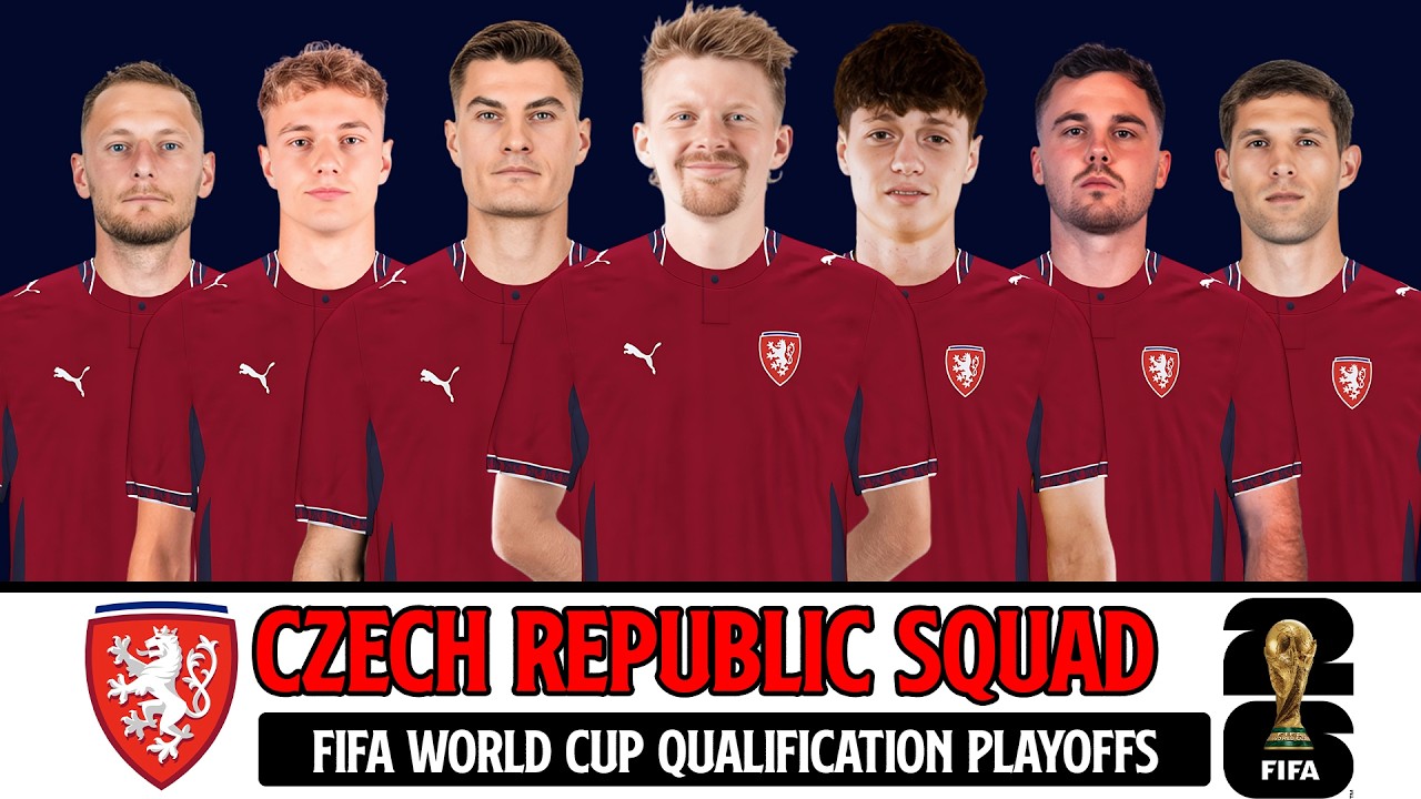 Czech Republic 🇨🇿 Official Selection March 2026 | Full Squad 2026 Reveal!