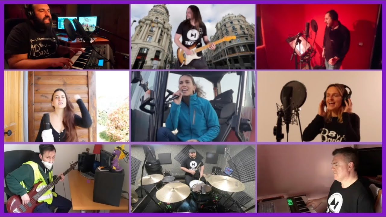 Resistiré 2020 - Cover. (Grupo Track ft. 8 y medio Band)