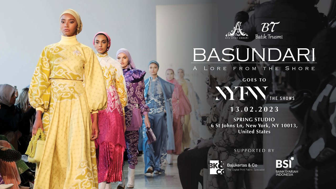 Ayu Dyah Andari x BT Batik Trusmi for NYFW 2023 Fashion Show - BASUNDARI: A LORE FROM THE SHORES