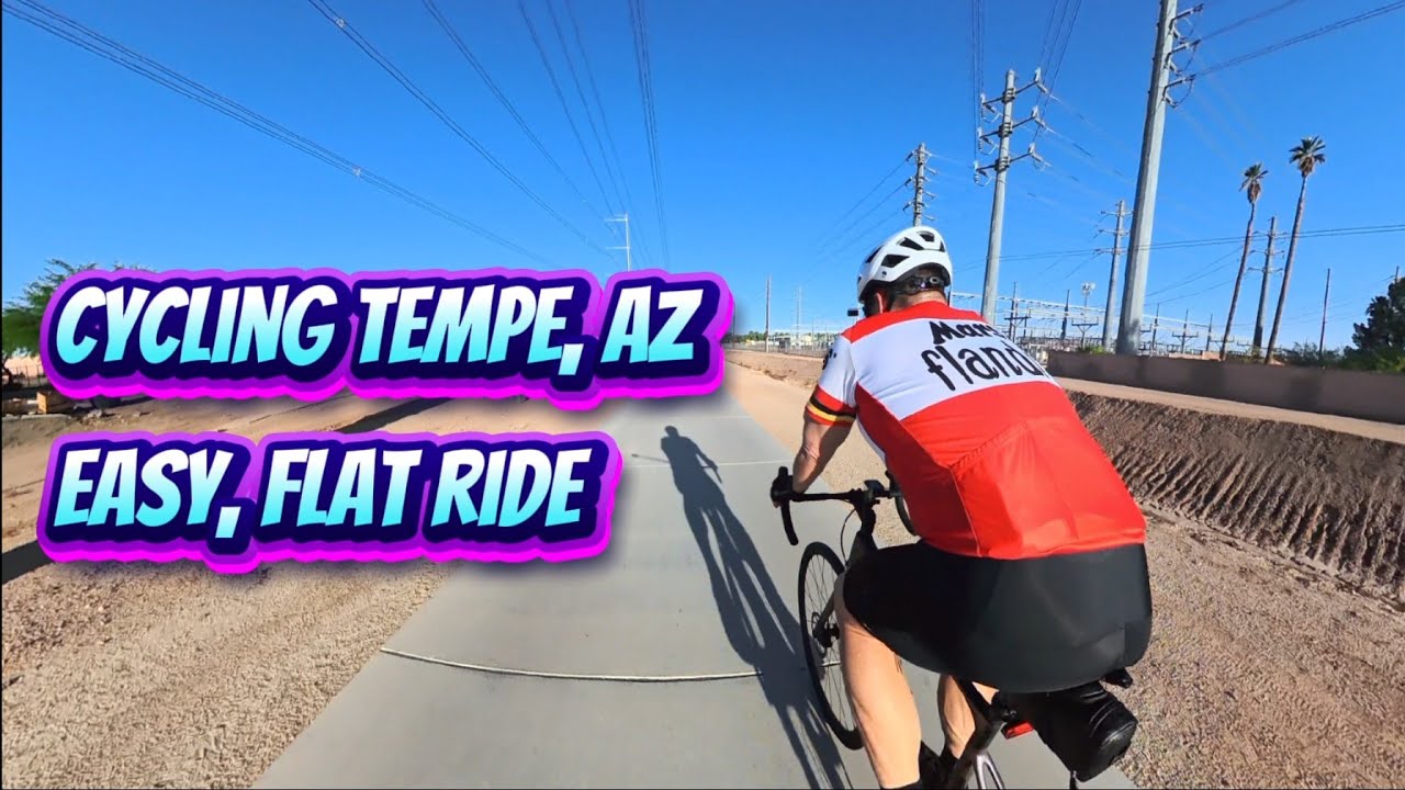 Cycling Tempe Sun Circle Trail | ASMR Bike Ride (No Talking, No Music During the Ride)