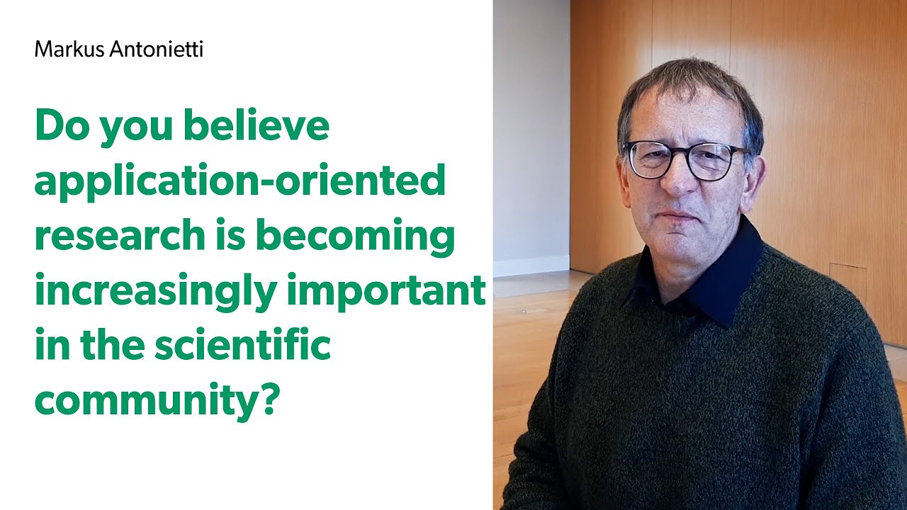 A Brief Conversation with Markus Antonietti | Application-Oriented Research in Science