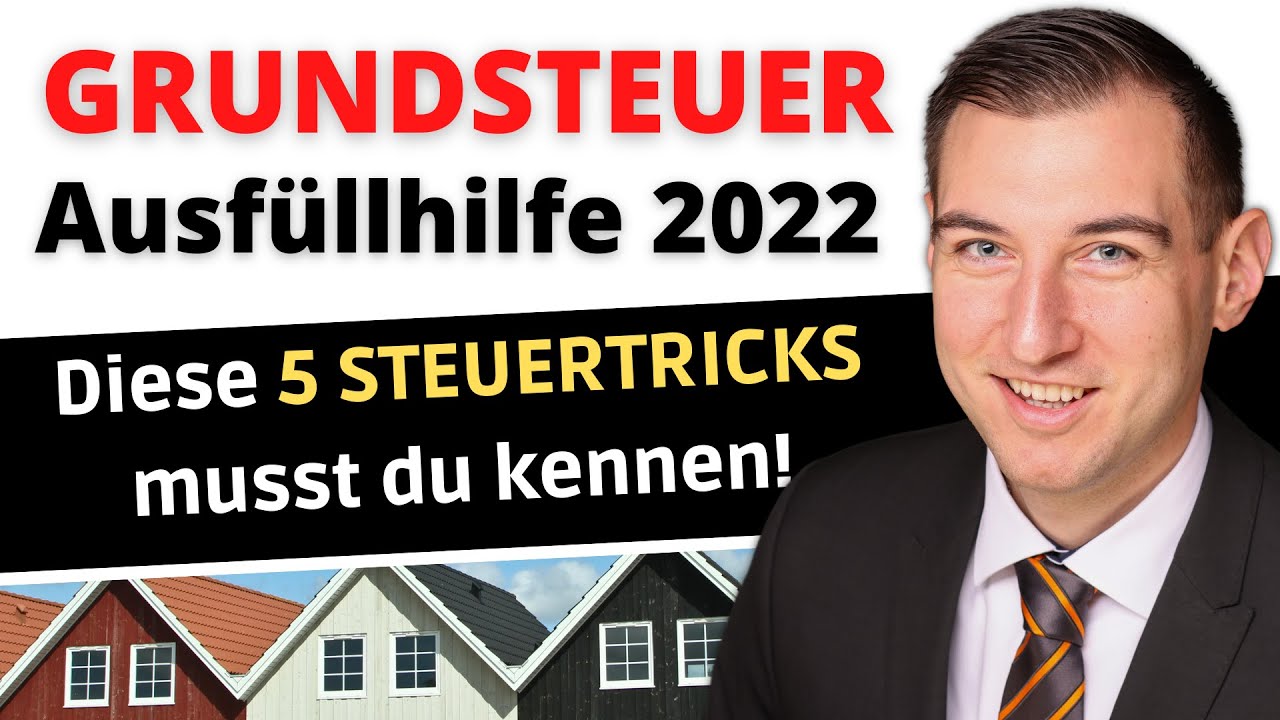 Grundsteuererklärung 2025 Elster 🏠 - Grundsteuer Formular ausfüllen - Ausfüllhilfe [Steuern sparen]