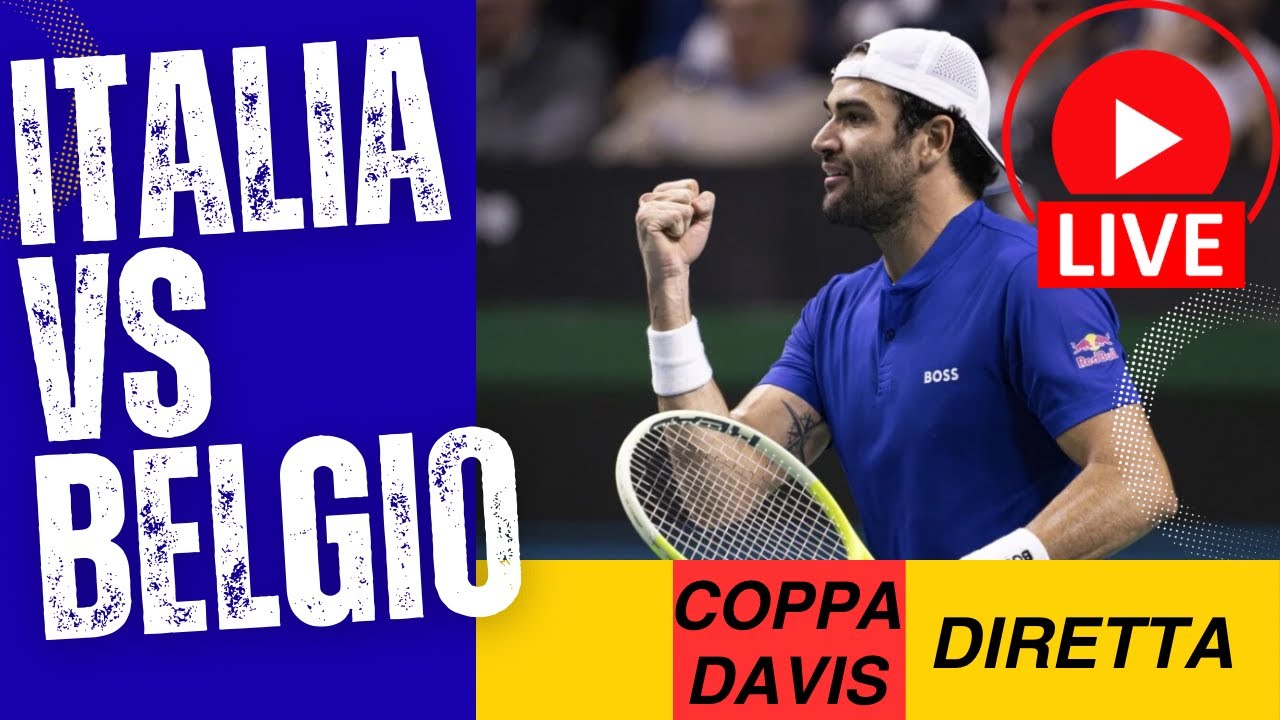DIRETTA ITALIA - BELGIO🔥🎾 SEMIFINALE COPPA DAVIS 2025
