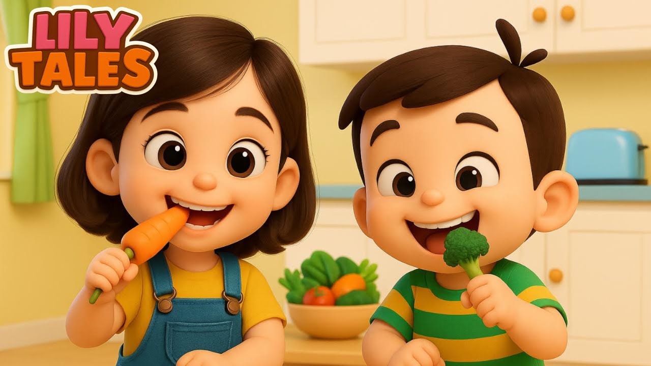 The Vegetable Song | Eat Veggies | Fun Kids Song | LilyTales Nursery Rhymes