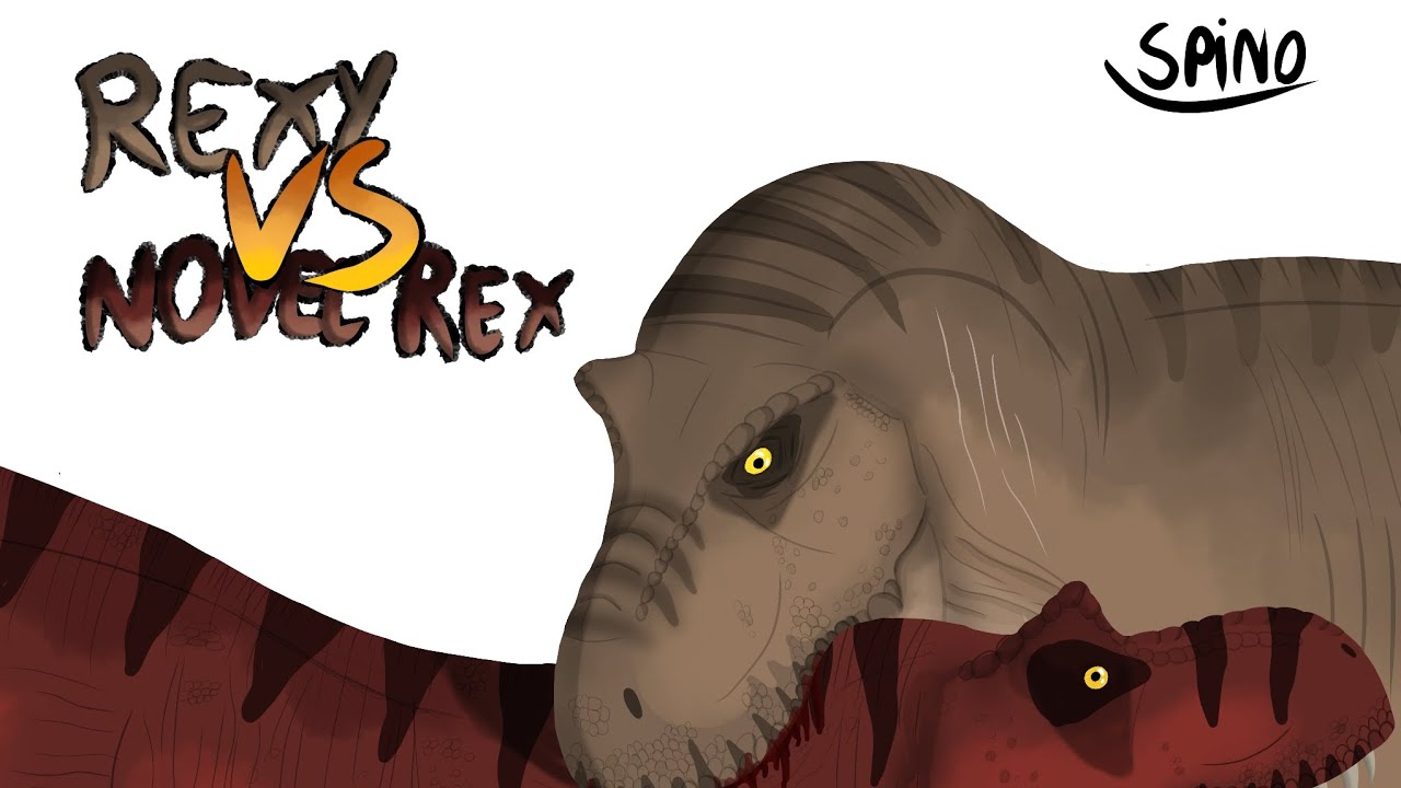 The Battle of the Tyrannosaurs (Speedpaint)