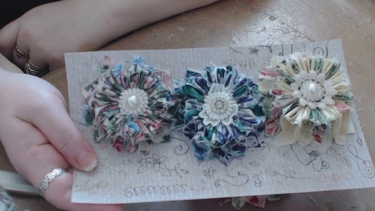 How to Create A Shabby Chic "Petal Burst" Flower Tutorial