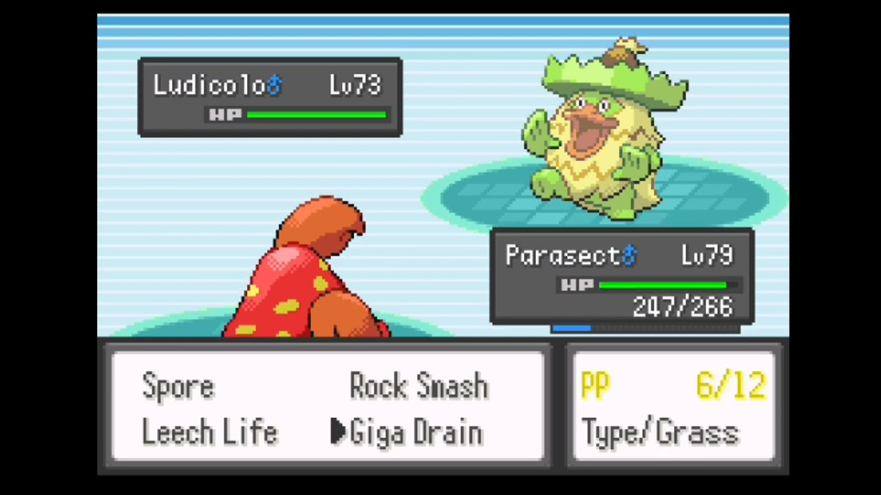 Pokemon Blazing Emerald: Vs Champion Wallace but with BUG TYPE Pokemon