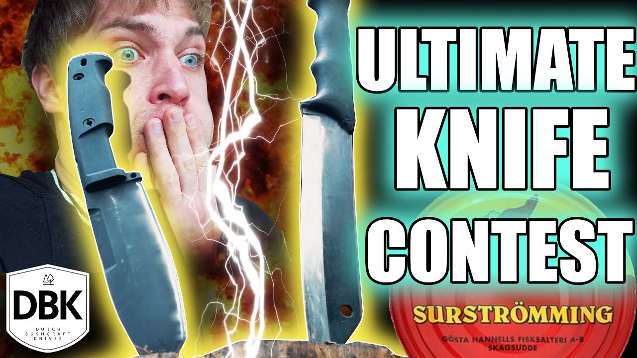 THis is THE ULTIMATE KNIFE TEST! | Extrema Ratio Selvans VS Skrama (Loser eats Surstromming)