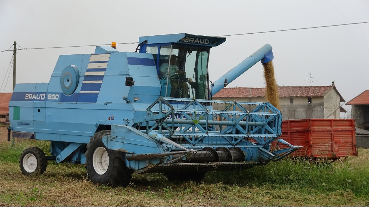 Braud 800 | Trebbiatura soia 2017