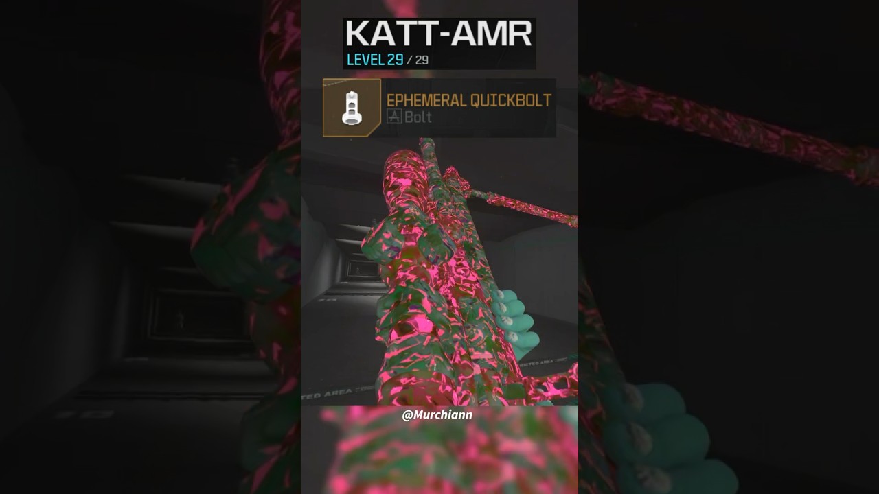 BEST LONG RANGE WARZONE SNIPER !!! KATT AMR LOADOUT !! #warzone #mw3 #snipers #cod #class #setup