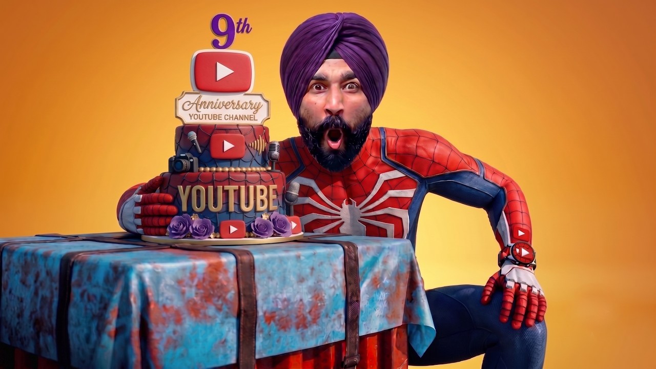 HAPPY BIRTHDAY CHANNEL : SPIDERMAN BGMI LIVE 🔥 | PUBG