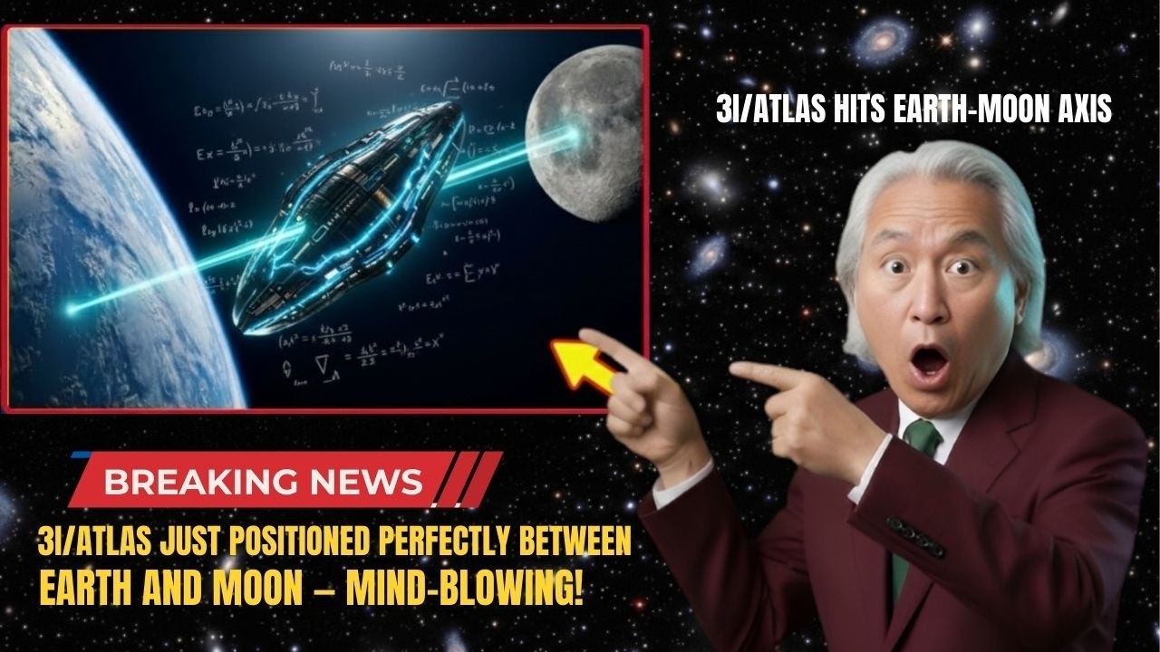 3I/ATLAS Perfectly Aligned with Earth–Moon Axis — Michio Kaku Explains!