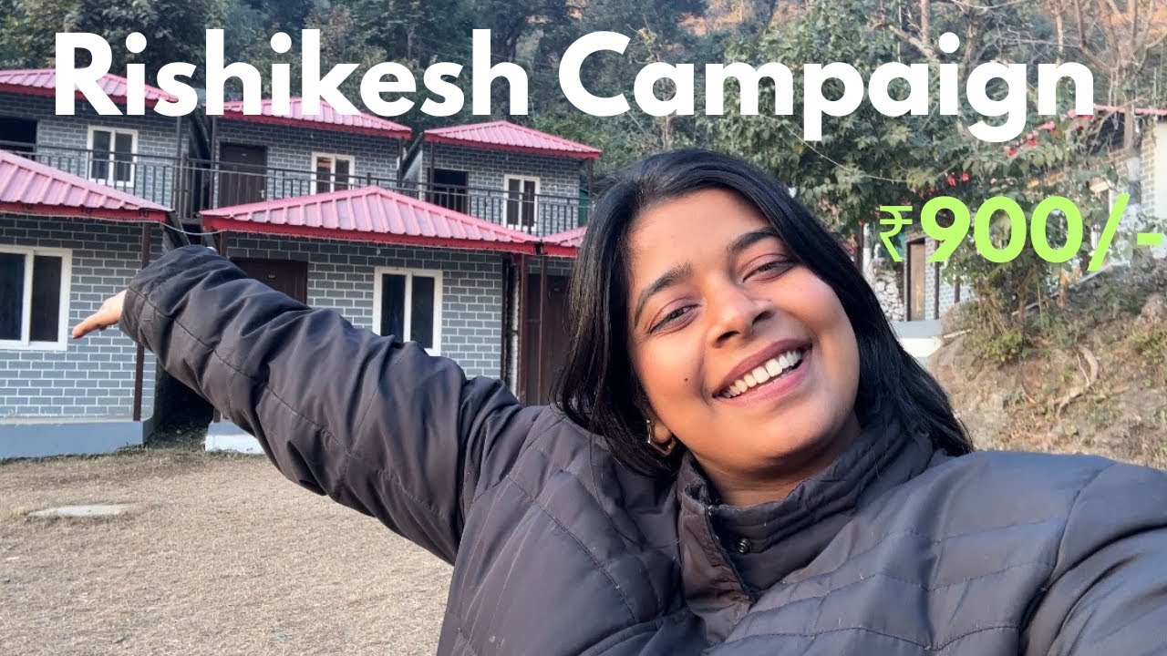 Rishikesh Best Lowest Budget Campaign 900/- to 1200/- ⛺️|Rishikesh Budget Campaign|#rishikeshcamping