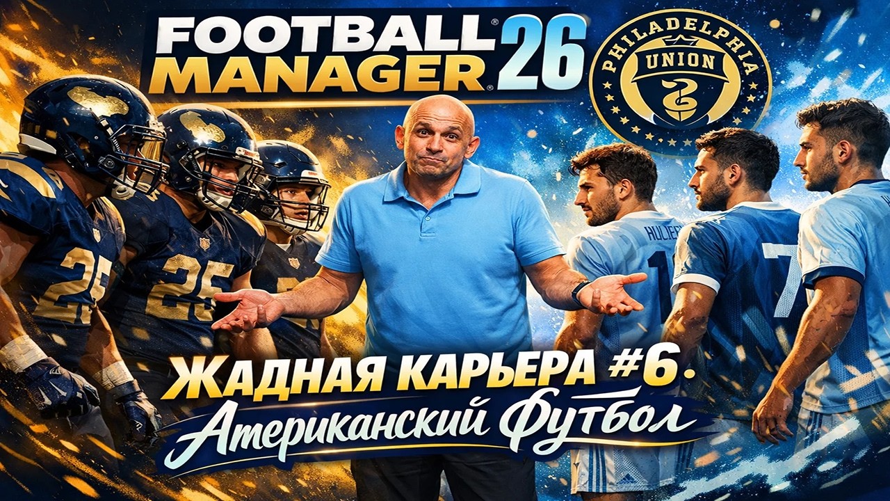 Жадная карьера#6|АМЕРИКАНСКИЙ ФУТБОЛ|#footballmanager2026