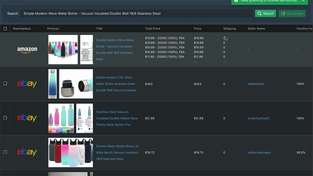 Урок 7 Поиск Вилок eBay - Amazon программой ASINSpotlight SR