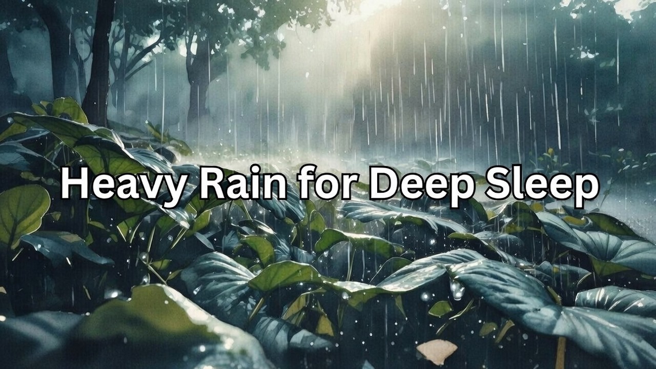 🎵Forest Rain & Deep Sleep 🌧️ 8 Hours of Peace!