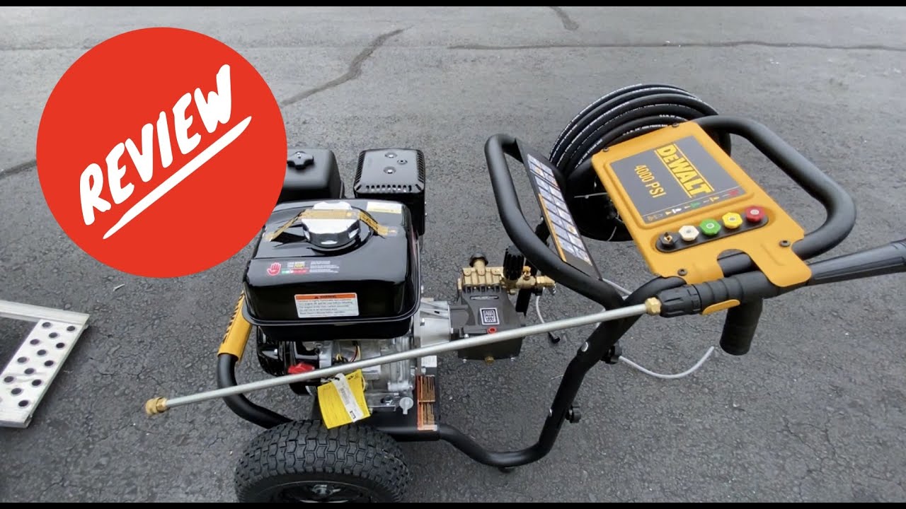 This thing is AWESOME!!  DeWalt 4000PSI Pressure Washer Review