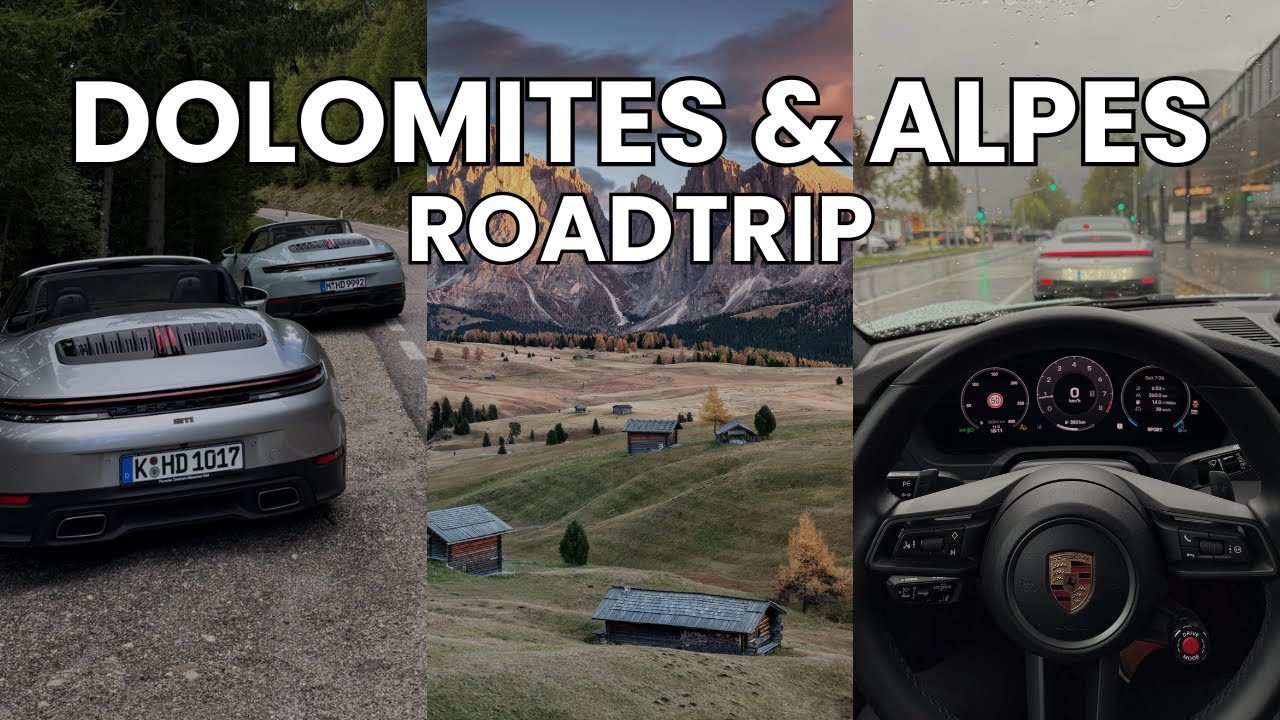 Roadtrip VLOG in the NEW Porsche 992.2 Carrera Cabriolet - Passo Giau & Austrian Passes | 4K