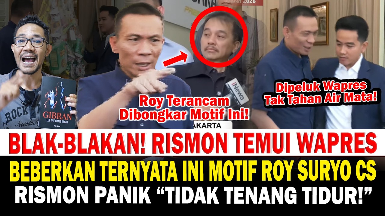 Blak-Blakan! Rismon Temui Wapres Gibran Beberkan Motif Roy Suryo cs, Ternyata!