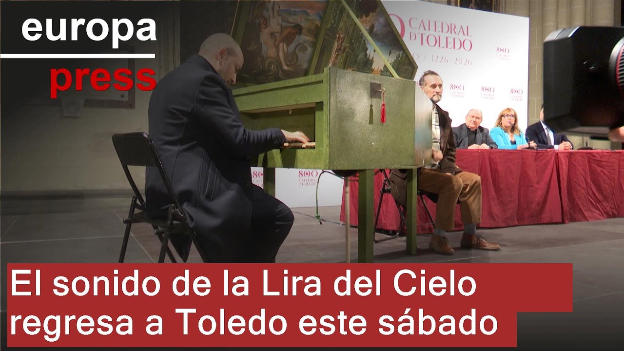 El sonido de la Lira del Cielo volverá a escucharse este sábado en la Catedral de Toledo