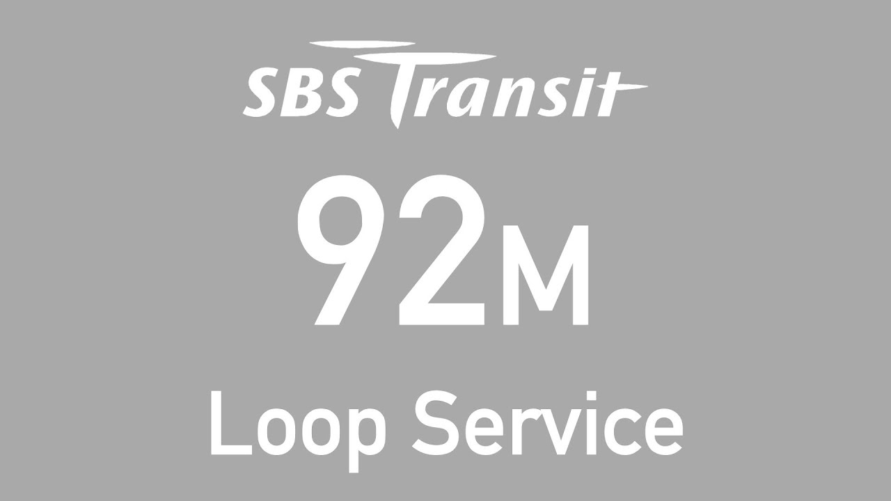 [DEFUNCT] SBS Transit Trunk Bus Service 92M Hyperlapse