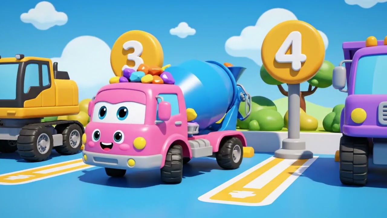 City Builders Team 🚧 | Construction Songs & 3D Vehicle Adventures