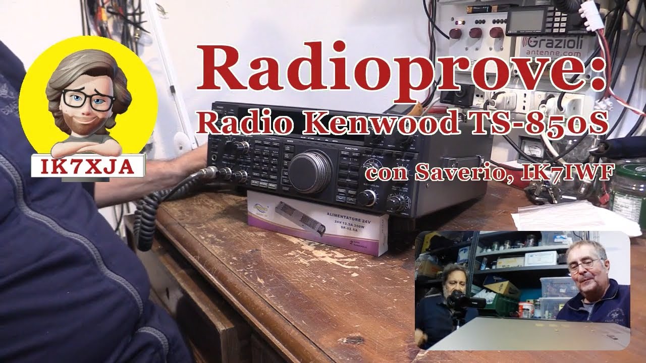 In prova: la radio Kenwood TS-850S #radio #ts-850s #hamradio #kenwood