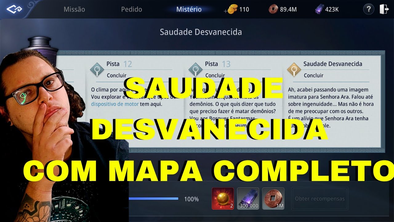 MIR4 - MISTÉRIO LUTO PELA MORTE DE UM AMIGO (4º PERGAMINHO SAUDADE DESVANECIDA COM MAPA COMPLETO )