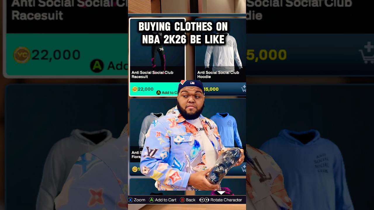 Buying Clothes on NBA 2K26 Be Like: 😂🤦🏾&zwj;♂️