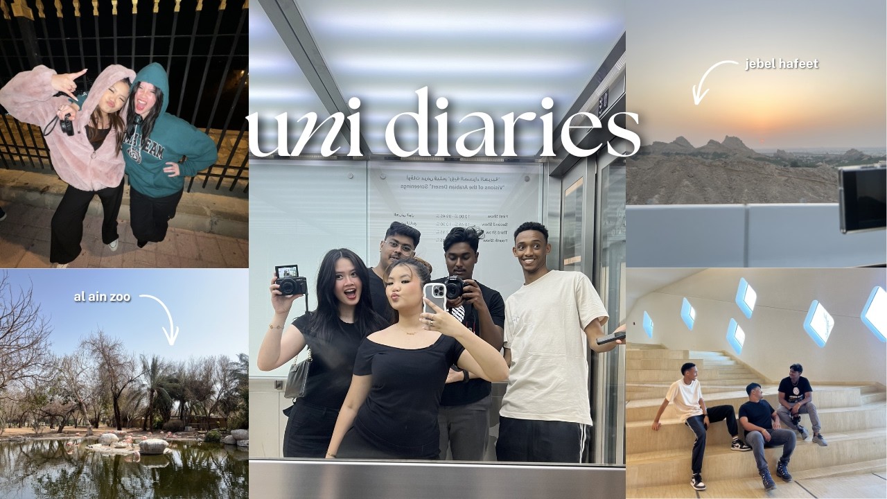 Uni Diaries: Classmates first time in Al Ain!
